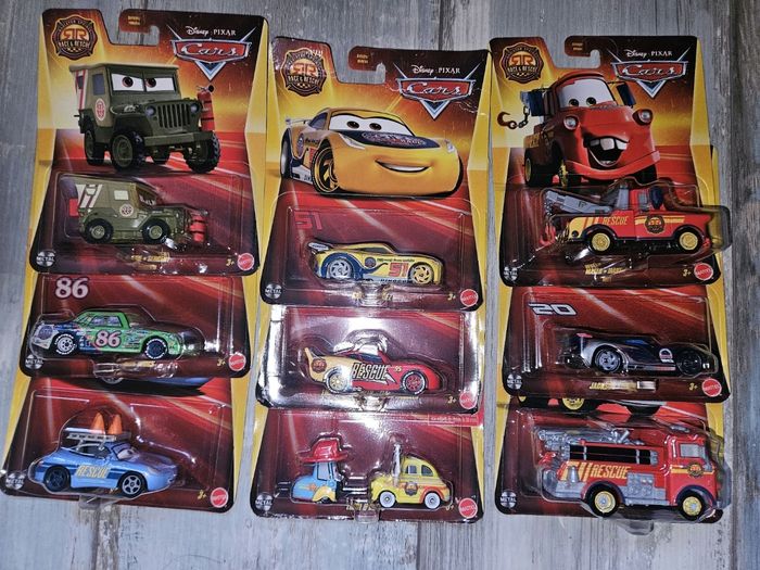 Lot de 9 nouvelles voitures cars Mattel Disney Pixar neuves nouvelles série spéciale 2025 - photo numéro 3