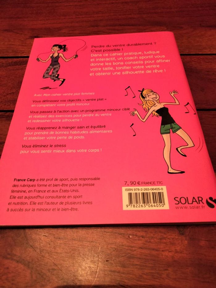 Livre magazine mon cahier ventre plat solar éditions - photo numéro 2