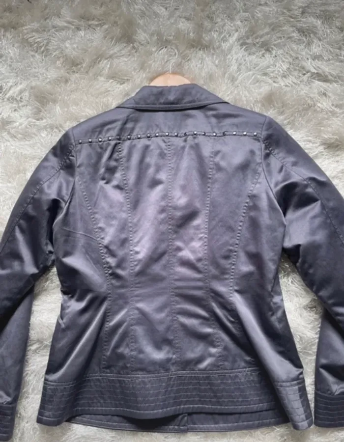 Veste neuve tailleur taupe Anne Weyburn 40 - photo numéro 3