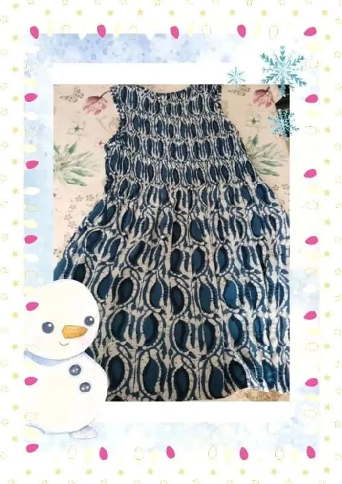 Robe bleu zamba t 38 - photo numéro 4