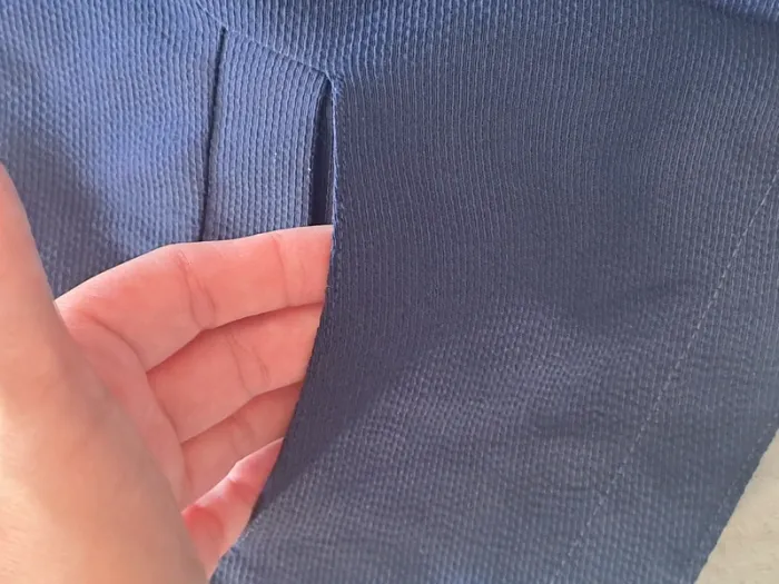 Gilet costume bleu marine fuschia BUDÙ Taille 44 - photo numéro 6