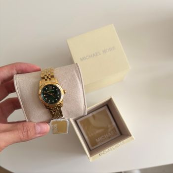 Montre Michael Kors mini Lexington cadran vert