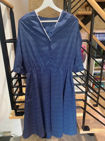 Robe vintage à pois