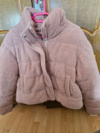 Veste  rose style Teddy