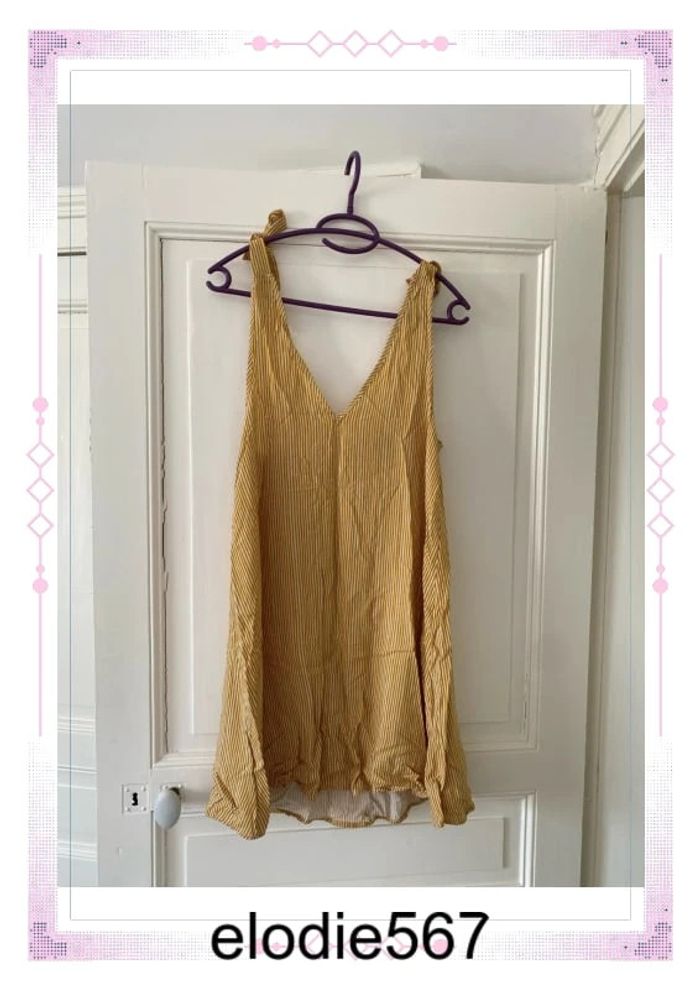 Robe fluide à rayures