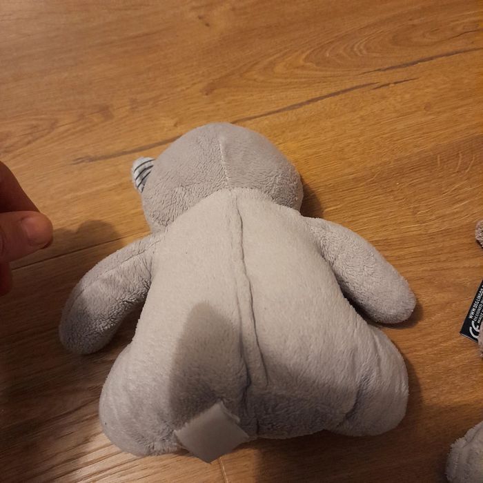 Petite peluche ours gris musty - photo numéro 3
