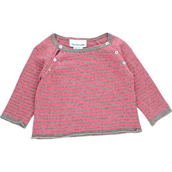 Pull 12 mois en laine et coton Arsène et les pipelettes