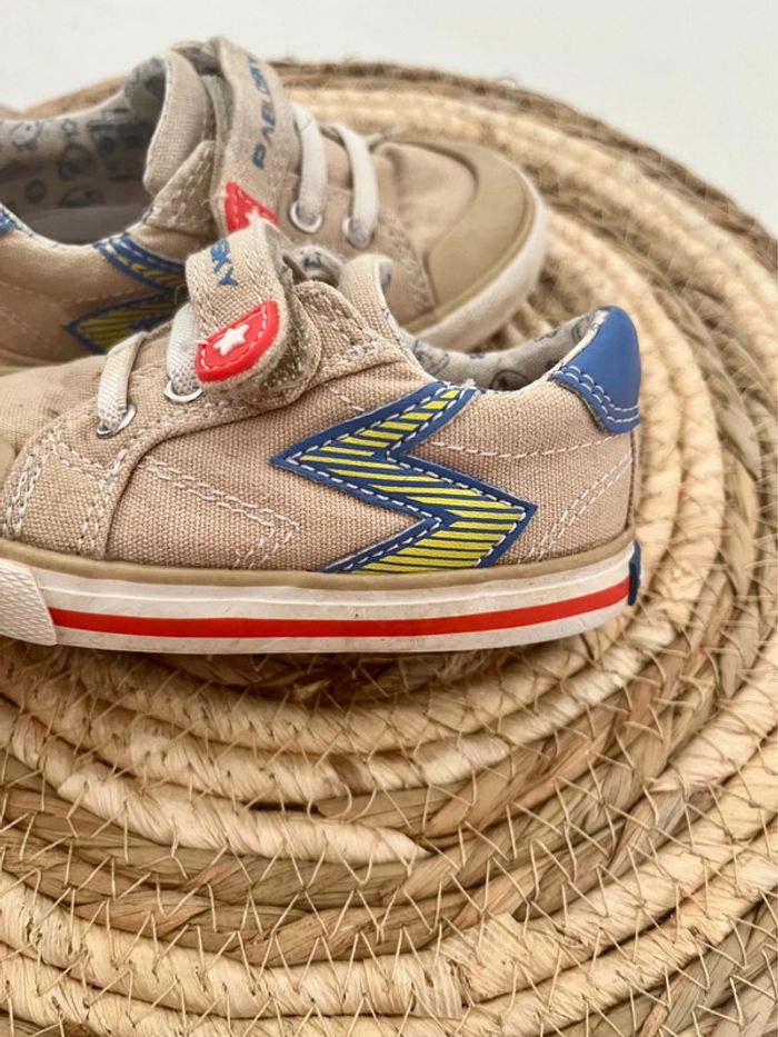 Baskets basse à scratch pointure 21 - photo numéro 5