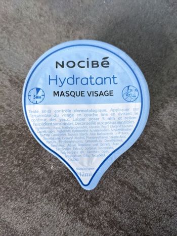 Masque visage hydratant Nocibé