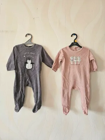 Lot de 2 pyjama bébé fille hiver