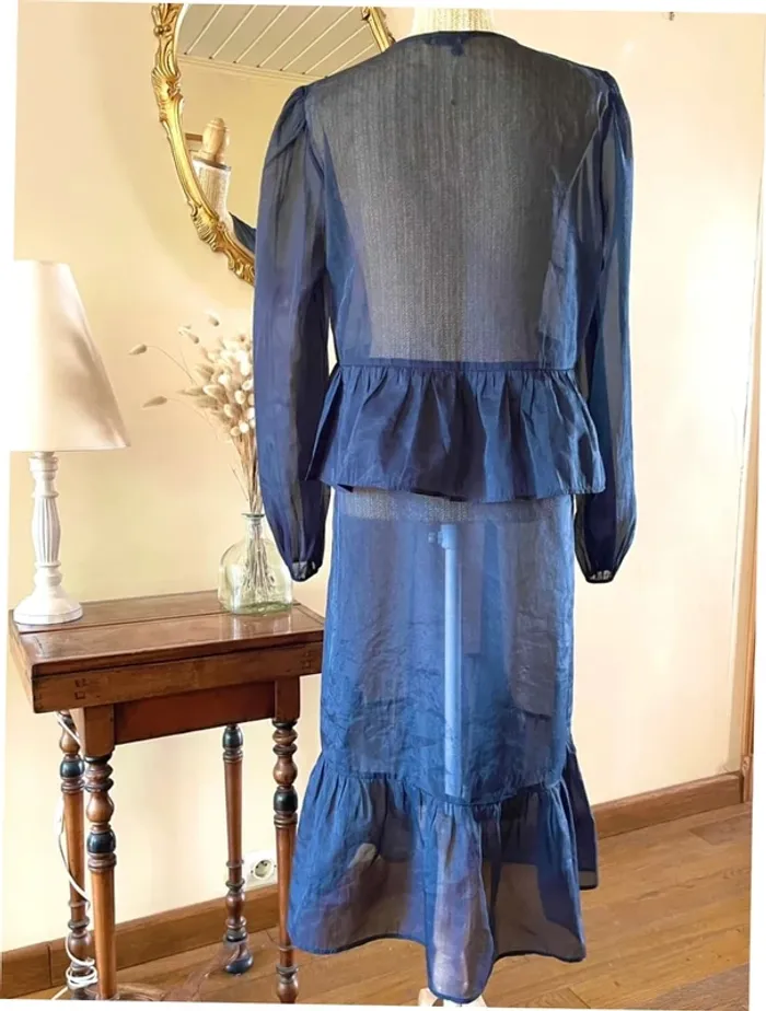 Robe noir transparente à Manches Longues - Monki - neuf - photo numéro 7