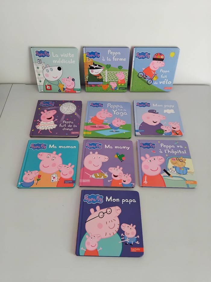 PEPPA PIG Lot 10 Livres