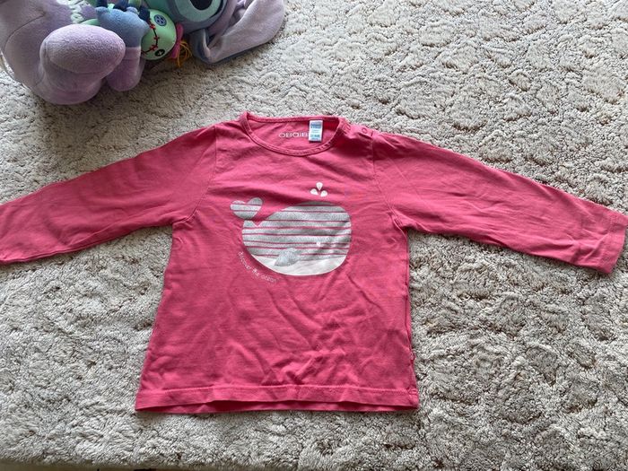 Joli t shirt grandes manches Obaïbi 23 mois - photo numéro 2