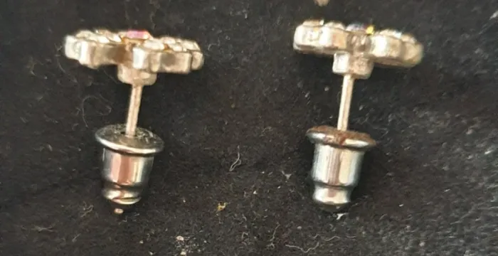 Boucles d'oreilles argentées - photo numéro 2
