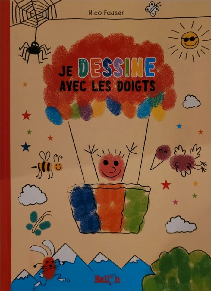 Livre: je dessine avec les doigts