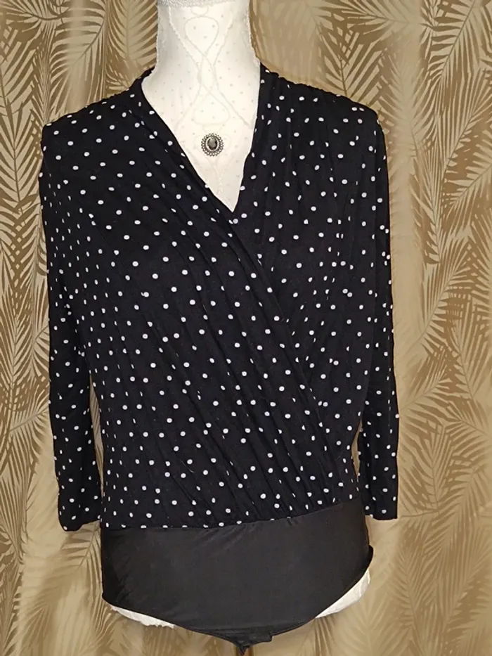 Body a pois Style Rétro 🖤Taille 36