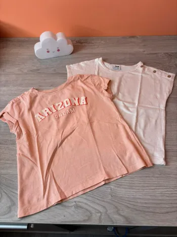 Lot de 2 tee shirt manches courtes