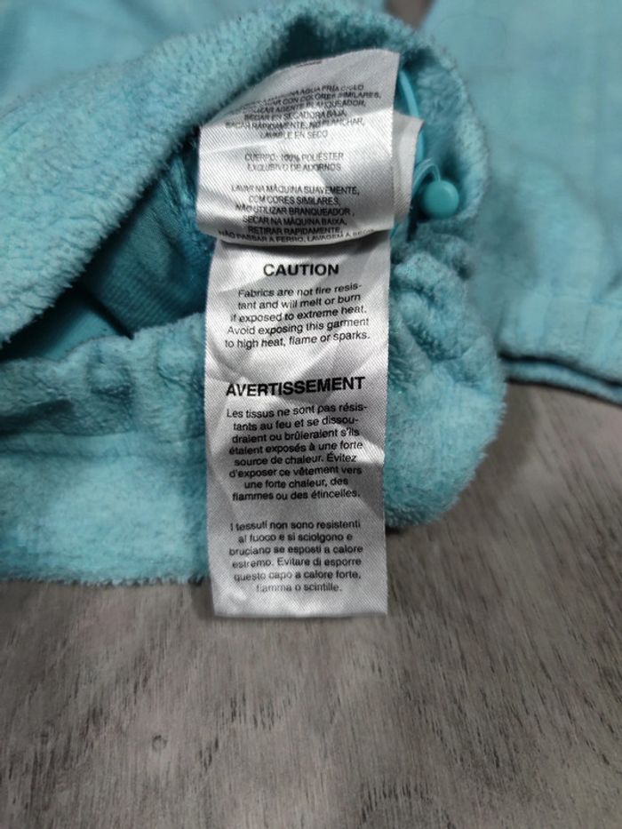 Veste Polaire Columbia Bleu Clair Logo Brodé Taille S Femme - photo numéro 9