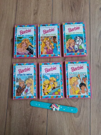 Lot de 6 livres Barbie première bibliothèque des enfants