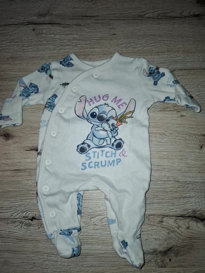 Pyjama grenouillere bébé stitch T : 56