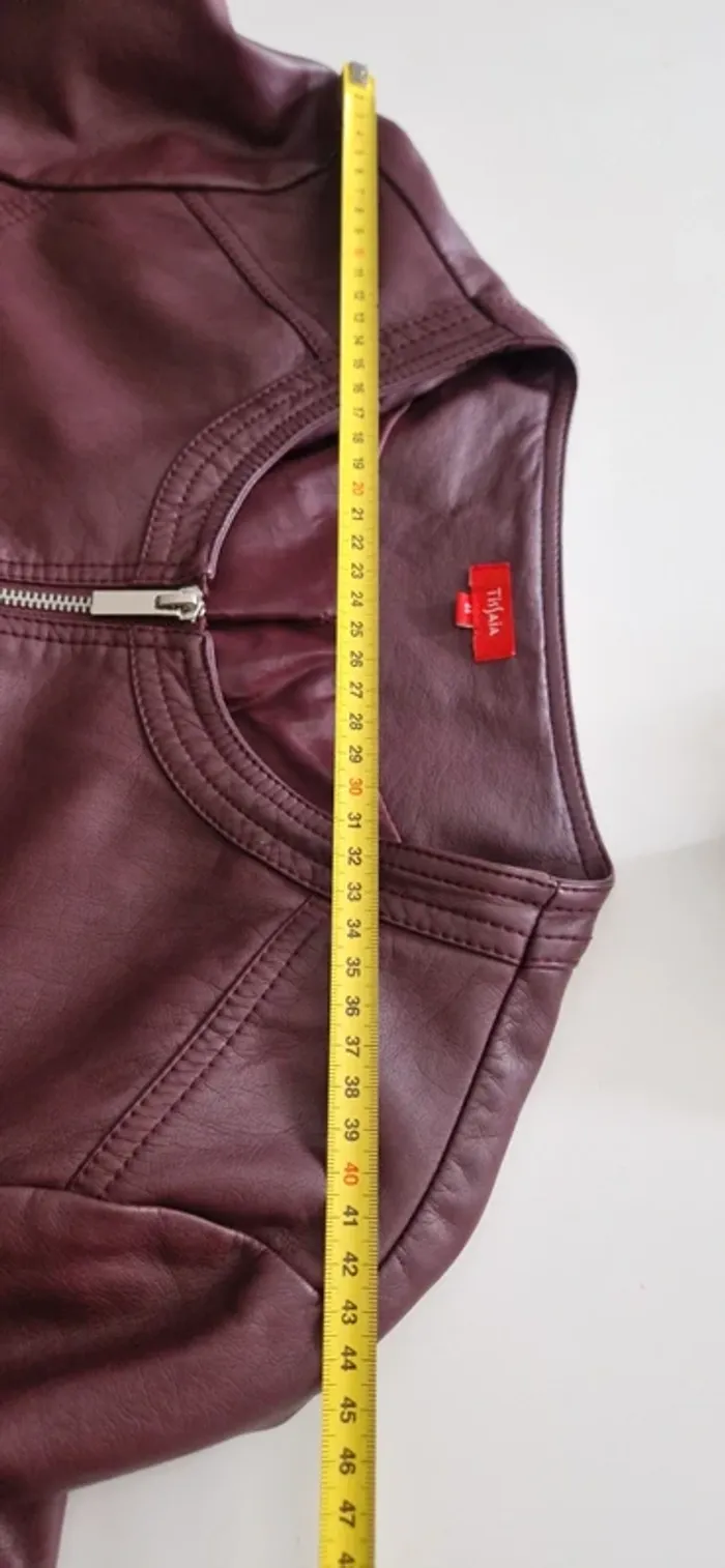 Veste bordeau - photo numéro 6