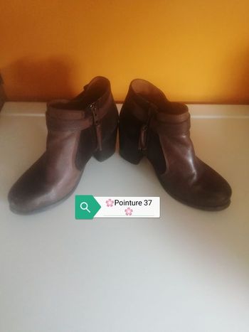🌸Bottines cuir marron à talon Pointure 37 "Levi's" 🌸