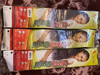 Lot mèches de cheveux