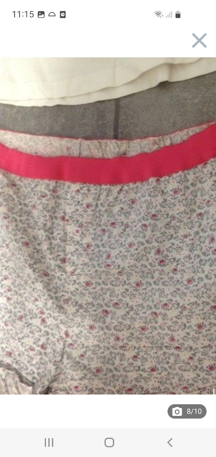 Pyjashort fille Monoprix Kids 12 ans blanc et imprimé - photo numéro 8