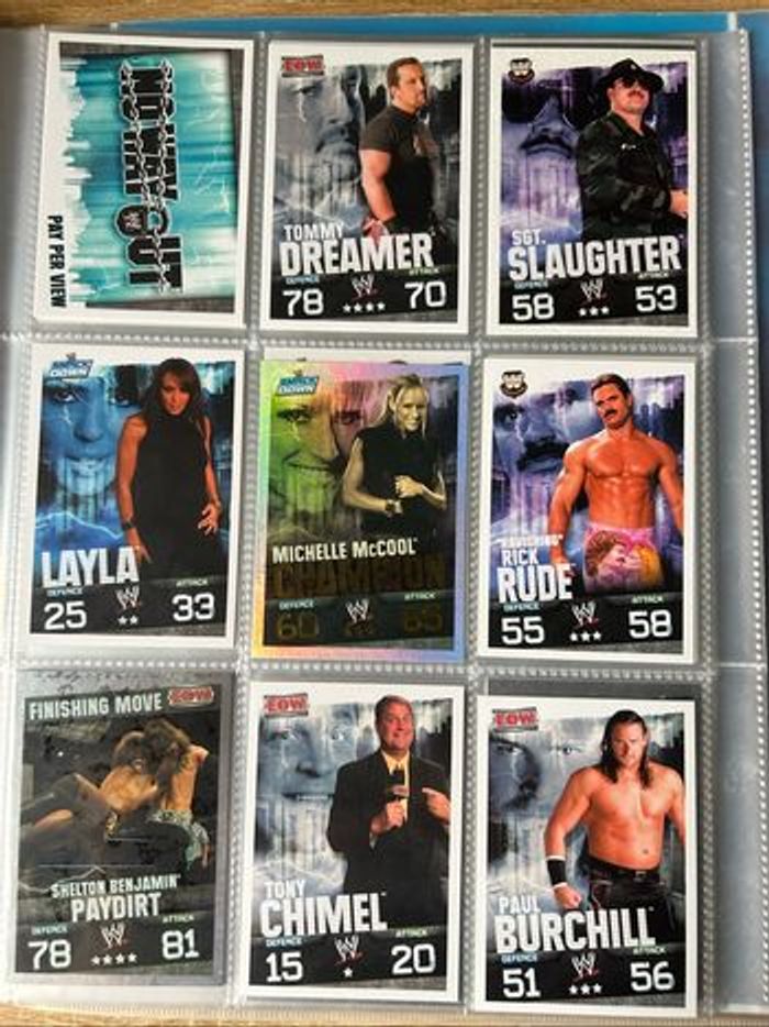 Classeur cartes WWE Slam Attax Évolution - photo numéro 8
