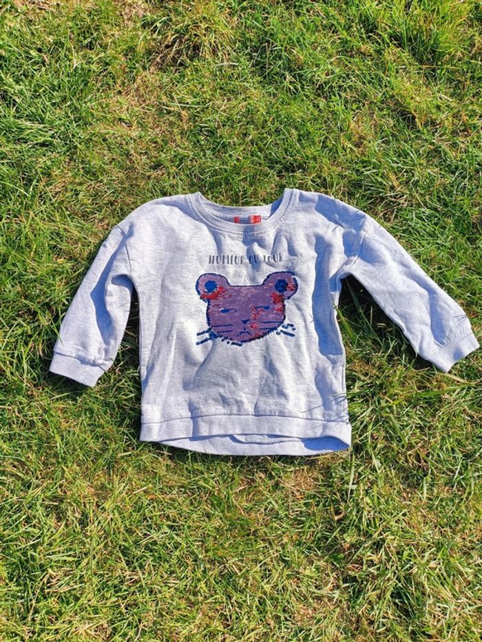 Pull avec sequins