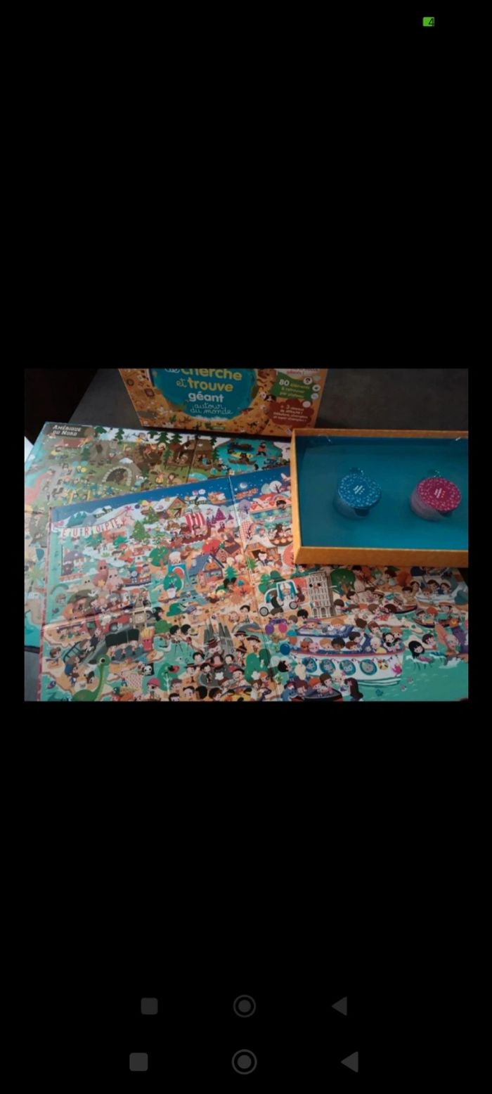 Mon jeu cherche et trouve géant autour du monde jeu complet - photo numéro 3