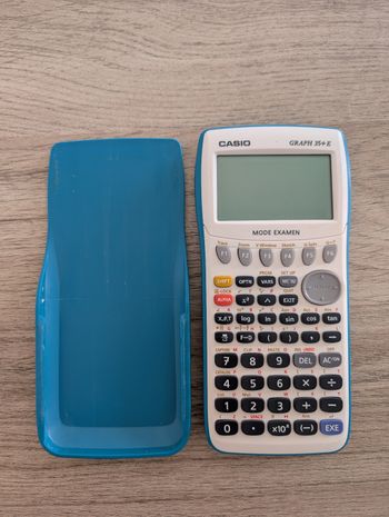 Calculatrice Casio graph 35+E mode examen 