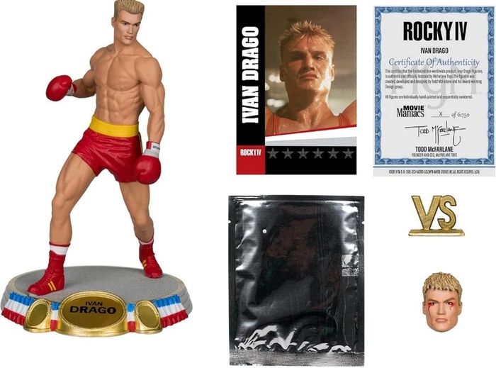 😍direct usa , figurine édition limitée Ivan drago rocky 4 - photo numéro 5