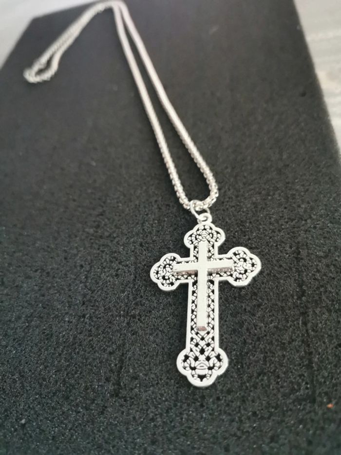 Collier et pendentif spirituel Croix chrétienne - photo numéro 2