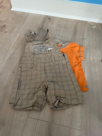 Ensemble salopette t shirt