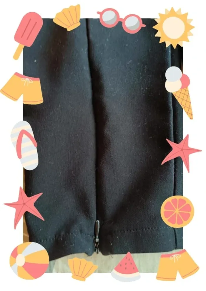 Pantalon carotte noir - photo numéro 6
