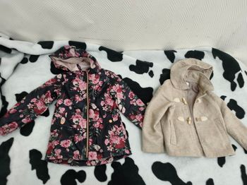 Je vends 2 manteau pour fille 