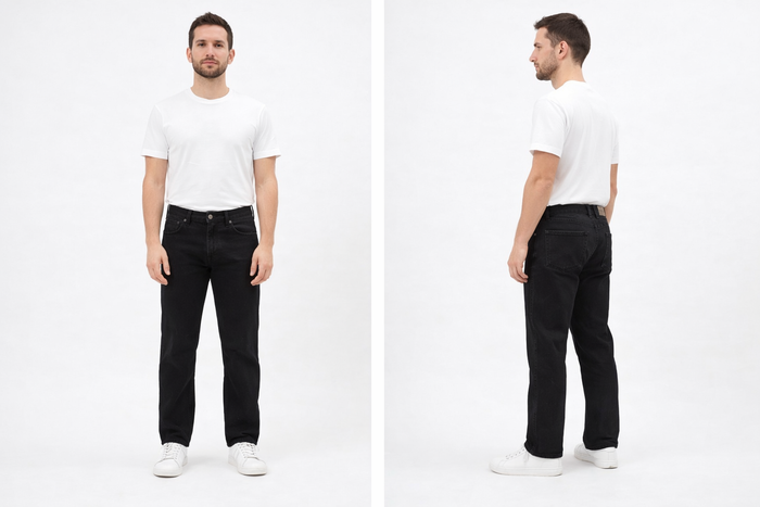 Jean noir ZARA – Coupe droite – Très bon état - photo numéro 2