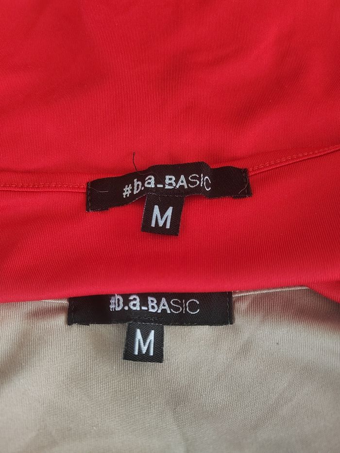Lot de 2 Débardeurs Fins – Beige & Rouge – Taille M – Très Bon État – BaBasic - photo numéro 7