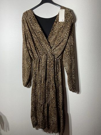 Robe léopard femme taille unique (38-42) - just me - neuve avec étiquette