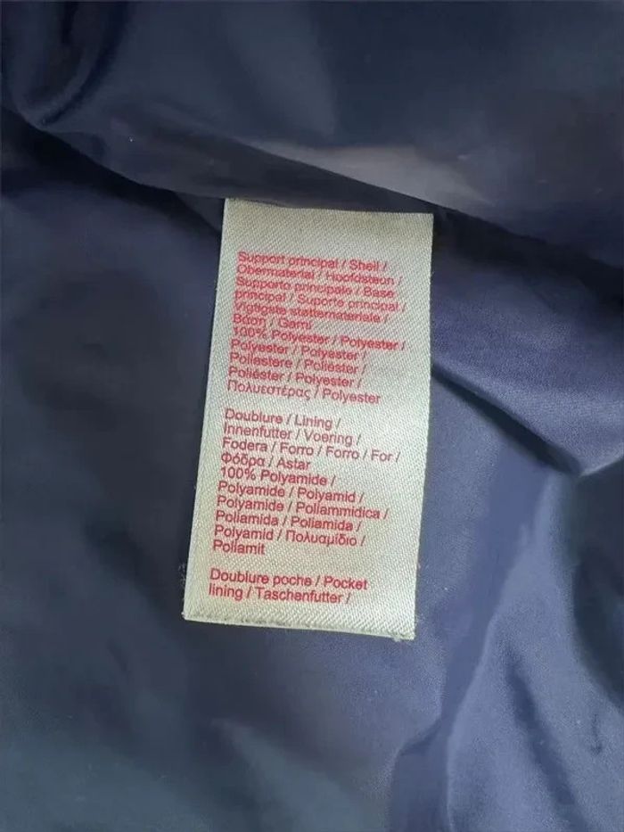 Doudoune chaude d'hiver skie lacoste bleu marine taille S 666D - photo numéro 9