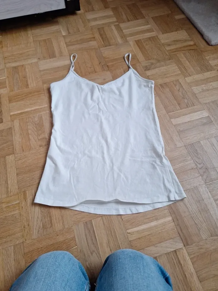 Débardeur beige camaieu