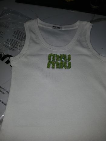 Top femme diamant 💎 vert 