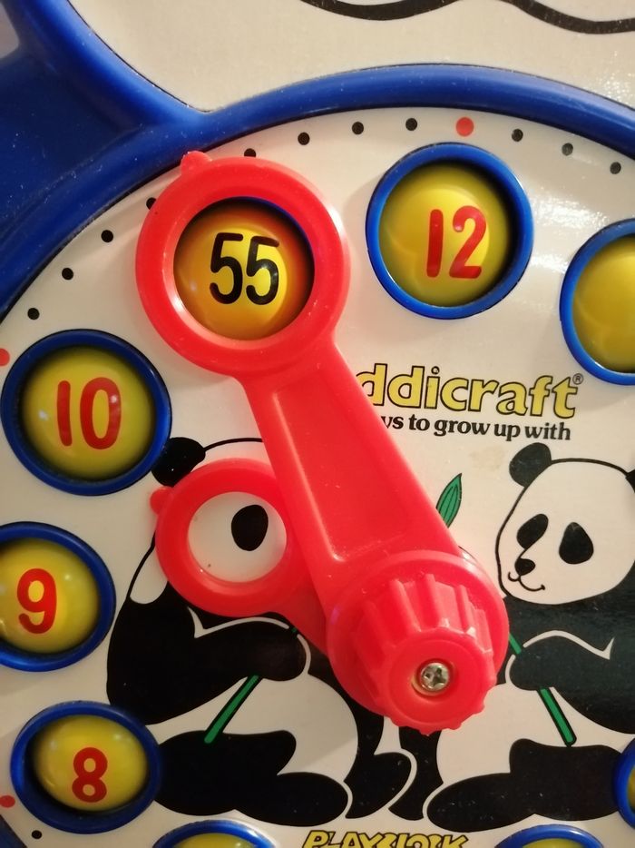 Horloge d apprentissage panda - photo numéro 2