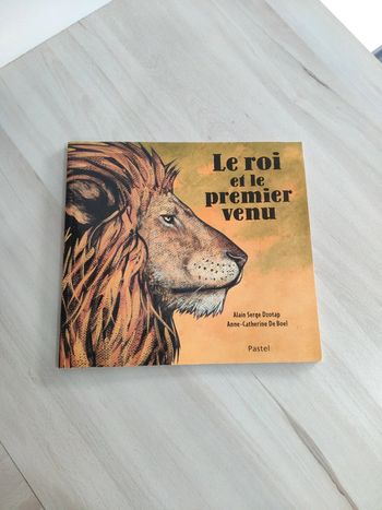 Livre album jeunesse Le roi et le premier venu Pastel Dzotap De Boel