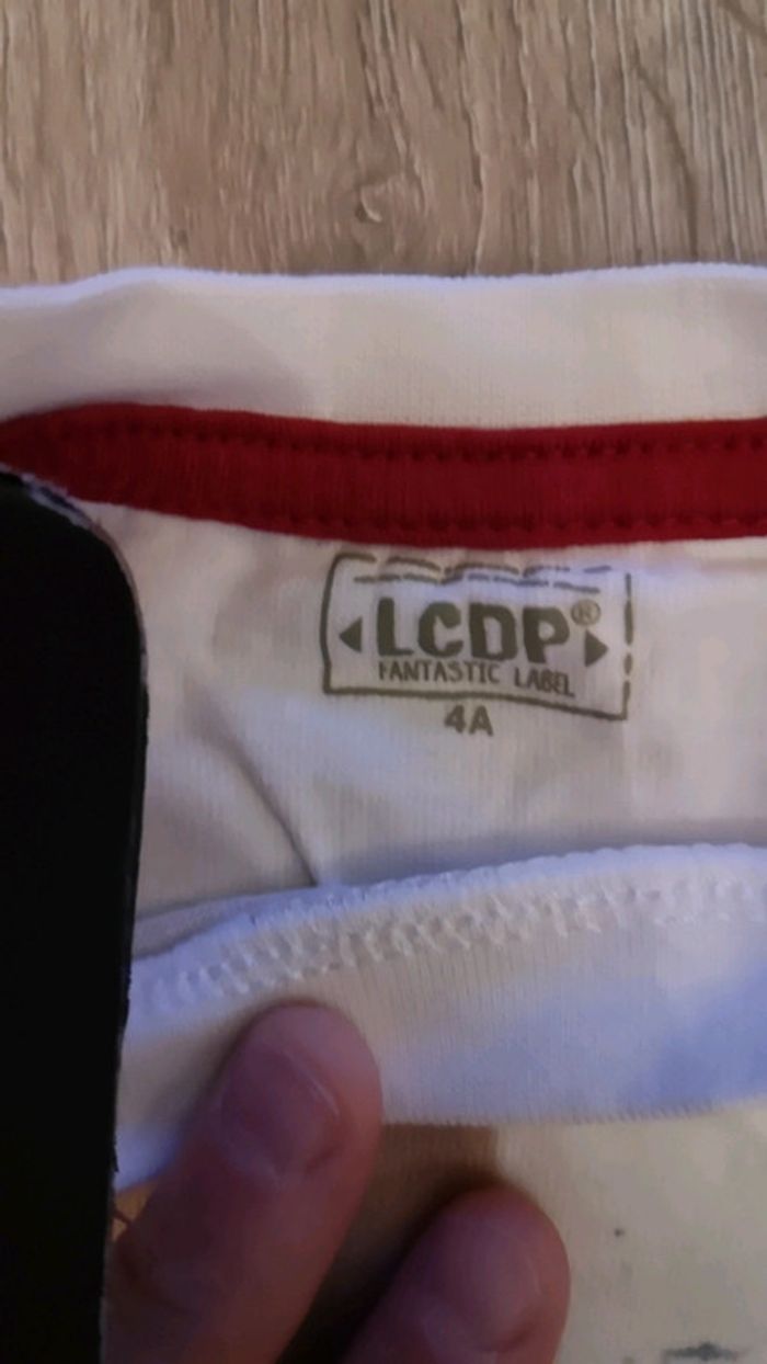 T shirt 4 ans rock lcdp - photo numéro 3