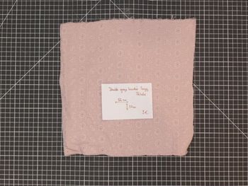 Coupon - Double gaze brodée suzy pétale