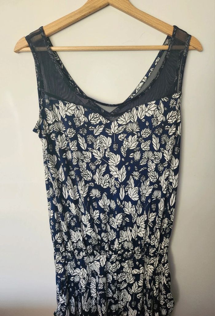 combi pantalon bleue marine et blanche taille 38 Formul excellent état - photo numéro 2