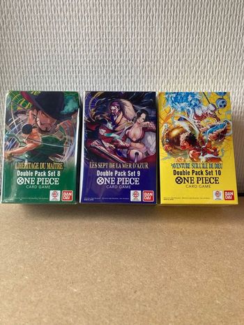 One Piece - Lot de 3 Double Pack Set 8, 9, 10 - Scellé
