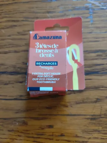 Recharge de 3 têtes de brosse à dents lamazuna